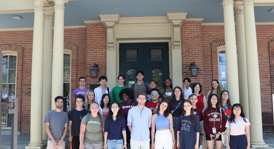 SISRM fellows posing in front of the Jane Addams Hull-House Museum