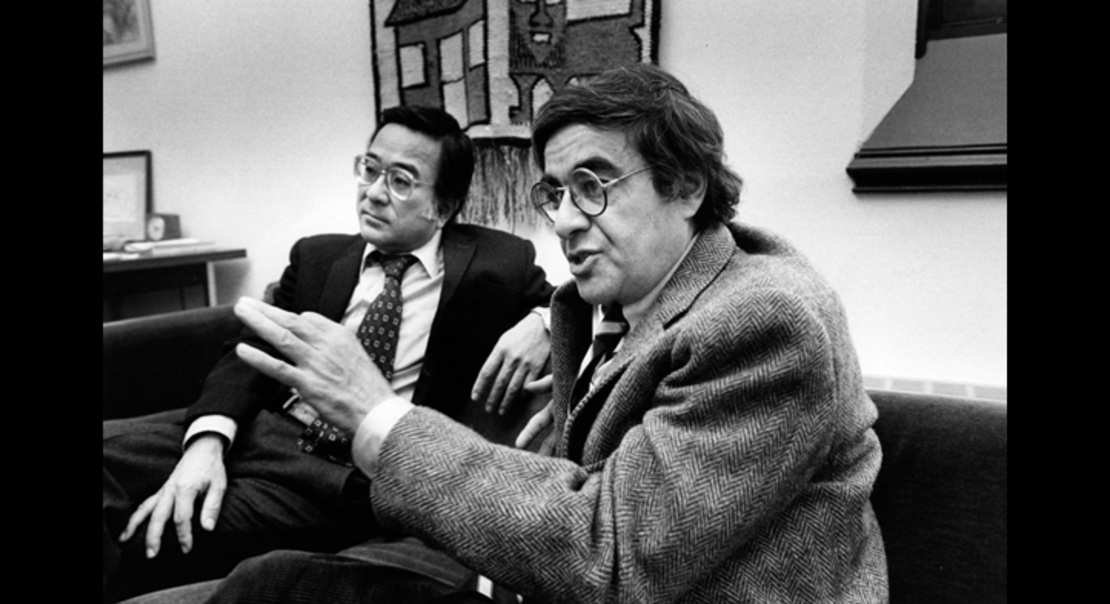 Tetsuo Najita Sitting with Colleague